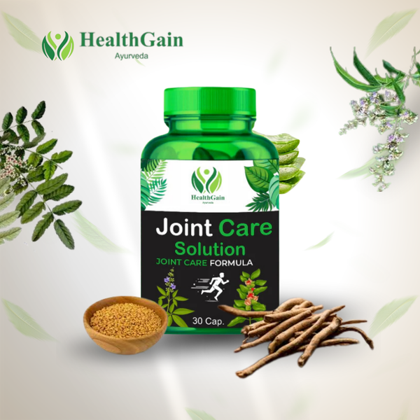 HealthGain Joint Care Solution – Ayurvedic Joint Care Formula (30 Capsules)