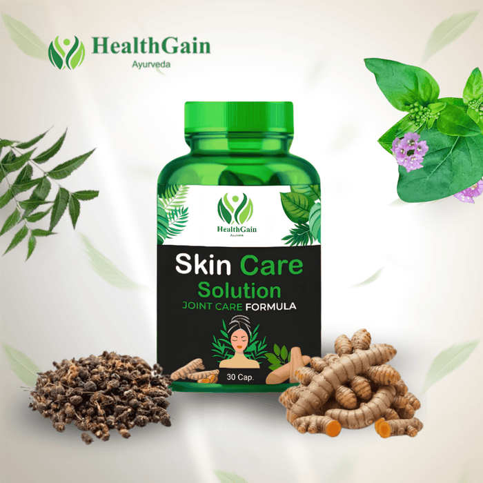 HealthGain Ayurveda Skin Care Capsules with Ayurvedic herbs