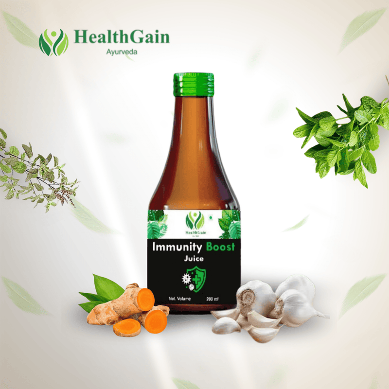 HealthGain Ayurveda Immunity Boost Juice with natural herbs