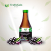 HealthGain Ayurveda Jamun Cider Vinegar with fresh jamun fruits