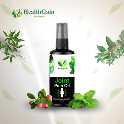 HealthGain Ayurveda Joint Pain Oil with Ayurvedic herbs