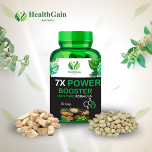 7X Power Booster – Ayurvedic Man Care Formula | Energy, Stamina & Vitality Support | 30 Capsules