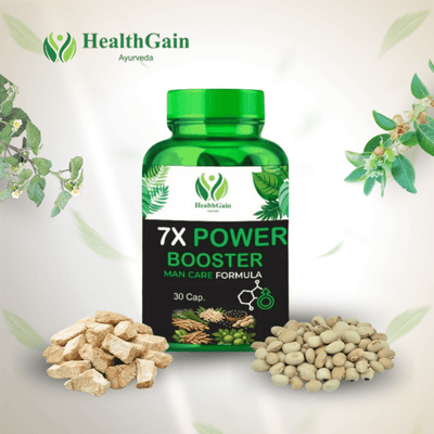 HealthGain Ayurveda 7X Power Booster with Ayurvedic herbs