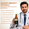HealthGain Ayurveda Immunity Boost Juice with Ayurvedic wellness expert