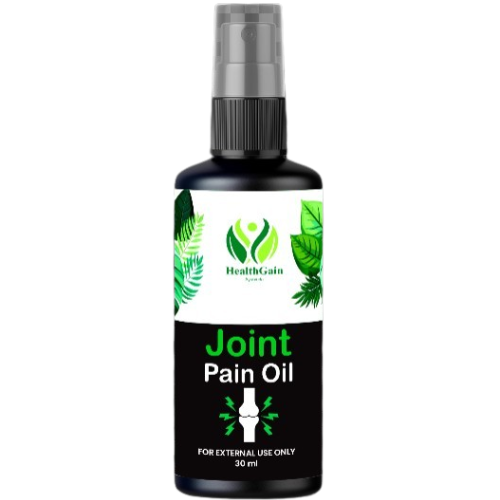 HealthGain Ayurveda Joint Pain Oil – Herbal Relief for Muscles & Joints