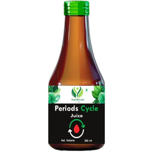 HealthGain Ayurveda Periods Cycle Juice – Herbal Support for Menstrual Wellness