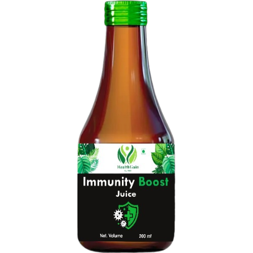 HealthGain Ayurveda Immunity Boost Juice – Herbal Immunity Support with Natural Ingredients (200 ml)