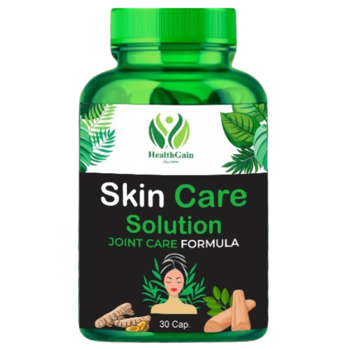 HealthGain Ayurveda Skin Care Solution Capsules – Ayurvedic Formula for Clear, Radiant & Healthy Skin (30 Capsules)