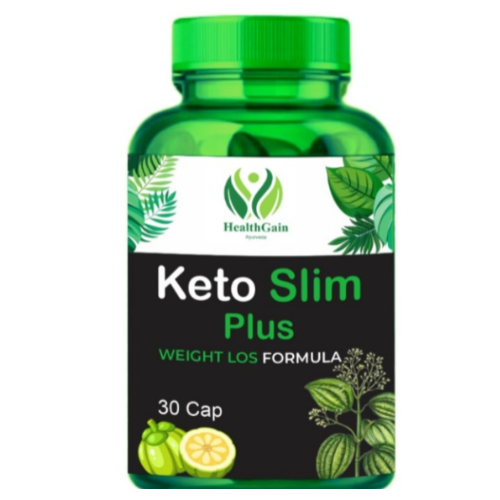 HealthGain Keto Slim Plus – Ayurvedic Weight Loss Formula (30 Capsules)